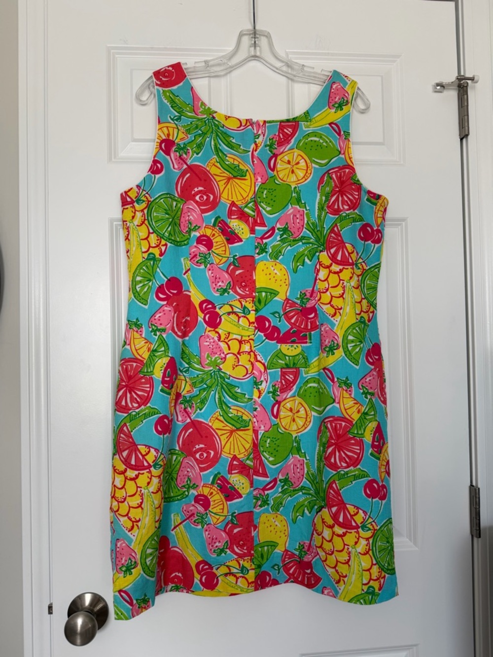 Rare Lilly Pulitzer Tutti Frutti classic shift dress size 16 white label - Picture 7 of 11